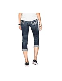 Silver Jeans Co. Capri Suki Curvy Fit Mid Rise para dama