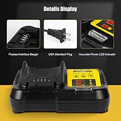 DCB112 12V/20V MAX Lithium Ion Charger Compatible