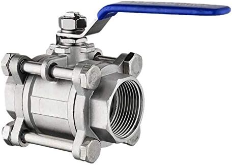 ボールバルブ フルポートスレッドタイプステンレス鋼グローブバルブ 1個スリーピースアイソレーションバルブ Size Dn40