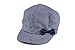 Bienzoe Girl's Cotton Striped Bowtie Peaked Sun Hat 4/5
