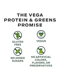Vega Protein & Greens Tub Powder Chocolate 18.4 Ounce - Plant Based Protein Powder, Gluten Free, Non Dairy, Vegan, Non Soy, Non GMO