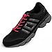 StoutGears Reflective No Tie Shoelaces Lock System - Elastic Shoelaces for Sneakers (1 Pair) (Pink)