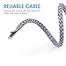 Lightning Cable iPhone Charger Cable MFi Certified Cable 5Pack 2x3foot 2x6foot 10foot To USB Syncing Data and Nylon Braided Cord Charger for iPhone Xs/Max/XR/X/8/8Plus/7/7Plus/6S/6S Plus/SE/iPad and M