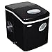 NewAir Counter Top Ice Maker Machine (Black), Compact Automatic Ice Maker, Cubes Ready in 6 Minutes, 28 Pounds in 24 Hours - Perfect for Home/Kitchen/Office/Bar