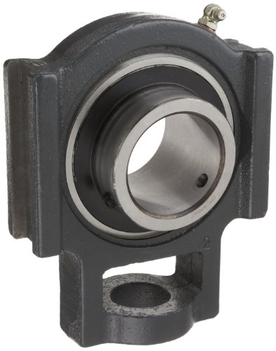 Browning VTWS-327 Ball Bearing Take-Up Unit, Setscrew Lock, Non-Expansion, Regreasable, Contact and Flinger Seal, Cast Iron, Inch, 1-11/16