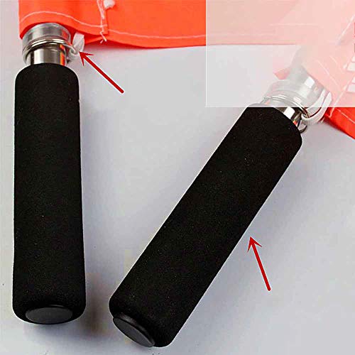 Renxinu Linesman Flags,Football Soccer Linesman Flags Rugby Hockey Train Referee Flag Equipment Waterproof Pack of 2