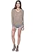 Alexander + David Women's Long Sleeve Dolman Knit Batwing Long Sleeve Blouse. Lightweight, Thin, Loose Pullover Top (Mocha, X-Large)