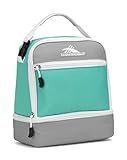High Sierra 74714-0784 Stacked Compartment- Aquamarine/Ash/White