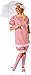 Alexanders Costumes Women's Bathing Suit Costume, Red/White, Large