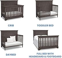 simmons rustic grey crib