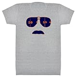 Strange Cargo Men's Ditka Glasses And Stache Tshirt