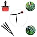 MSDADA 82ft Drip Irrigation Kits Garden Irrigation Accessories, Plant Watering System with 1/4” Blank Distribution Tubing Hose,DIY Plant Garden Hose Watering Kit (Red)