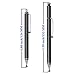 amPen 2-in-1 Stylus - Precision Disk and Touchscreen Stylus Pen (Black)
