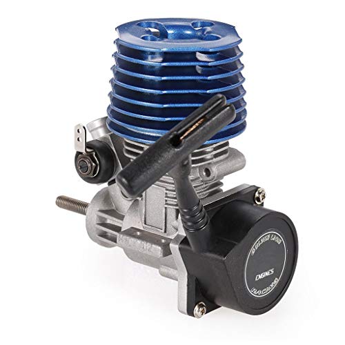 Binory Hand Pull Starter Engine Motor Side Exhaust for HSP HPI Redcat Hobao Traxxas RC 1/8 1/10 Nitro Buggy Racing Car Truck Truggy(2.49CC SH 15) - Thumbnail 4