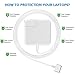 Mac-Book Air Charger 45W Magsafe 2 Power Adapter Magnetic T-Tip Replacement Charger for MacBook Air 11 inch and 13 inch (After Mid 2012)