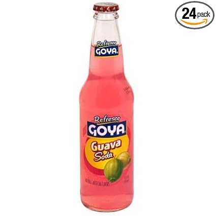 Goya guava soda glass 355ml (041331039864)