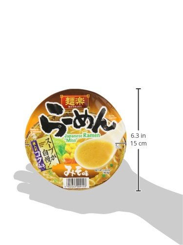 HIKARI MISO MENRAKU MISO RAMEN SOUP, CUP, 3.20 OUNCE