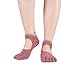 5 Pairs Toe Yoga Pilates Socks Non Slip Skid Barre Sock with Grips for Women & Men