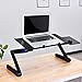 Adjustable Laptop Table Stand for Bed Sofa All Aluminium Alloy Standing Office Ergonomic Office Lap Desk Portable Lightweight Compatible Notebook Tablets with Adjustable Mouse Padthumb 1