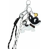 Krafter Corner Plush Keychain Charm For Bag, Plushie Cat Bag Charms for Women Girls Backpack Purse Accessories Gift