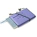 Vintage Faux leather writing journal, refillable diary notebook,for men/women/girls/travelers/ (A5, Purple)