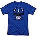 Popfunk Power Rangers Ranger Mask T-Shirt (Medium, Blue)
