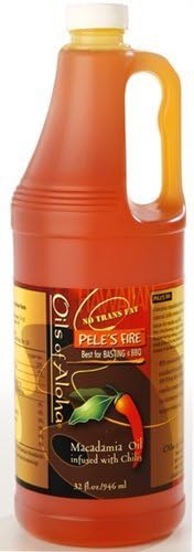 Oils of Aloha Pele's Fire Macadamia Nut Cooking &amp; Salad Oil 32-Ounce by Oils of Aloha