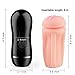 Vibrating Male Masturbator Cup Masturbation Sex Toys with Powerful Vibration for Intense Stimulation, PALOQUETH Realistic Male Sleeve Stroker with Innovative Squeezable Panels for Customized Play
