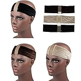 Slip on Lace Velvet Wig Grip Band 3 Packed No Slip Extra Hold Wig Headband (A-3 Packed)