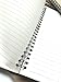 VEEPPO A5 Wirebound Notebooks Bulk Journals Spiral Steno Pads Blank/Lined Kraft Brown Cardboard Cover Thick Cream Writing Pad Sketchbook Scrapbook Album (Lined White-Pack of 4)