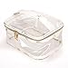 Joyful 3pcs Marble Travel Cosmetic Bag Set Clear Makeup Bag Cosmetic Bag Set Marble Bag (Color A)