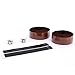 Vinqliq® Retro PU Leather Road Bike Bicycle Handlebar Wraps Bar Tapes with Bar Plugs (Natural Brown(with Breath Holes))