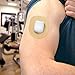 Fixic - 25 Pack - Adhesive Patches - Perfect for Omnipod - The Best Waterproof Adhesive Covers for Omnipod Sensors - Pre-Cut Back Paper - Long Fixation for Your Sensor! (Tan)