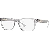 Versace VE3303-593 Eyeglass Frame TRANSPARENT GREY w/DEMO LENS 55mm