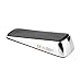 Idealeben 5.5 Ounces Stainless Steel and Rubber Heavy Doorstop, Black / Silver