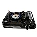 Gas ONE GS-3800DF Brass Head Burner with Dual Spiral Flame 11,000 BTU Portable Gas Stove with Heavy Duty Clear Carrying Case, CSA Listed