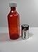 6 Pack Brand New Graduated Oval 8 Ounce RX Medicine/Liquor Bottles w/Caps
