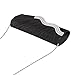 Jubileens Satin Wavy Crystal Bag Evening Prom Bridal Wedding Purse Clutch Handbag (Black)