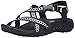 Skechers Women's Reggae Kooky Flat Sandal,black/grey,7 M US
