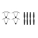 Rabing Spare Part Kit for Rabing RC Drone Foldable Flight Path FPV VR Wifi RC Quadcopter 2.4GHz 6-Axis Gyro Remote Control Drone with 720P HD 2MP Camera Drone