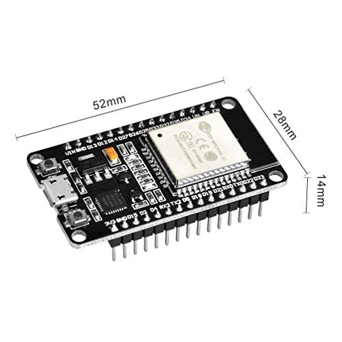 Gowoops ESP32 Development Board 2.4GHz Dual-Mode WiFi + Bluetooth Dual Cores Antenna Module Board for Arduino