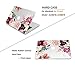 Lapac Compatible with MacBook Air 13.3 Inch Clear Case Floral Old Version 2010-2017, Model A1466 A1369, Rose Flowers Old Mac Air 13.3