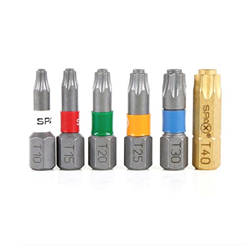 SPAX BITcheck, 7-teilig, 6 BITs T-STAR plus: T10, T15, T20, T25, T30,T40, und 1 Rapidaptor BIT-Halter, 5000009181309 – Bild 8