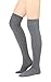 STYLEGAGA Winter Cozy Cable Knit Over The Knee High Boot Socks (One Size: XS to M, Cozy Cable_Basic 3Pair)