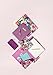 Vera Bradley Mini Spiral Notebook with Pocket and 160 Lined Pages, Superbloom