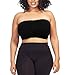 Dinamit Jeans Women's Plus Size Seamless Padded Bandeau Tube Top Bra (S/M-7X/8X)