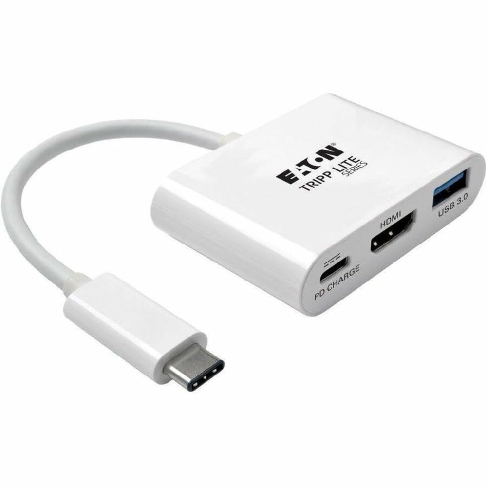 Tripp Lite USB-C to HDMI Multiport Adapter withPD Charging USB Type C to HDMI (U444-06N-HU-C)
