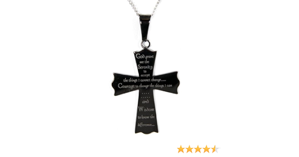 Rush Industries Serenity Prayer Cross 