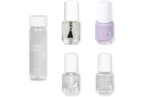 Dazzle Dry Mini Kit 4 Step System - Lovely Lilac - A pale purple with a pink shimmer effect. Full coverage shimmer. (5 Piece Kit / 5 Manicures)