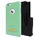 Seidio SURFACE with Metal Kickstand Case & Holster Combo for iPhone 6 Plus/6s Plus - Non-Retail Packaging - Mint/Blue